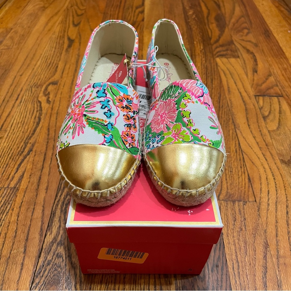 Lilly Pulitzer for Target Espadrilles Size 8 NWT - Picture 7 of 7